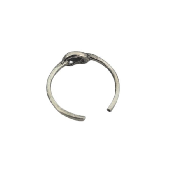 NWT-Sterling Silver(925) Little Love Knot Toe Ring - Picture 4 of 5